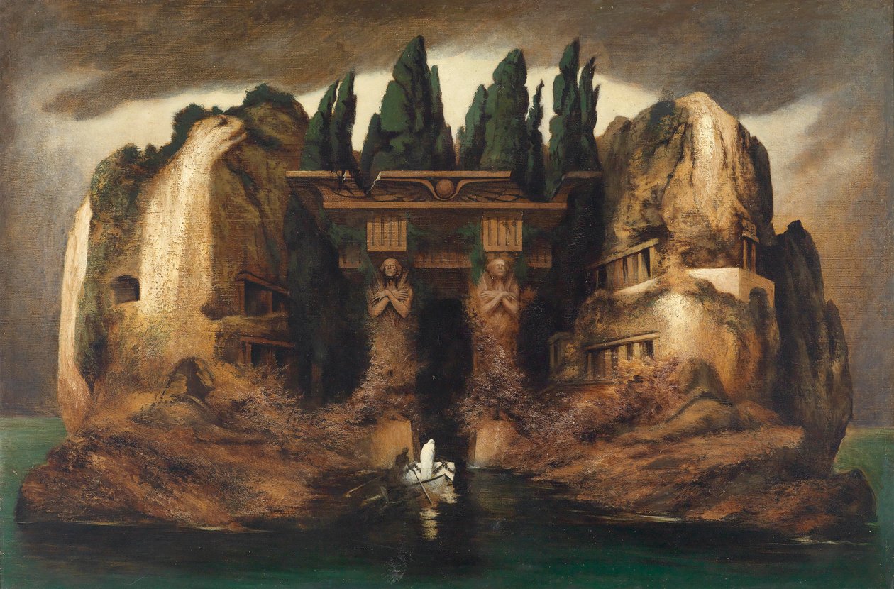 Totensel by Karl Wilhelm Diefenbach