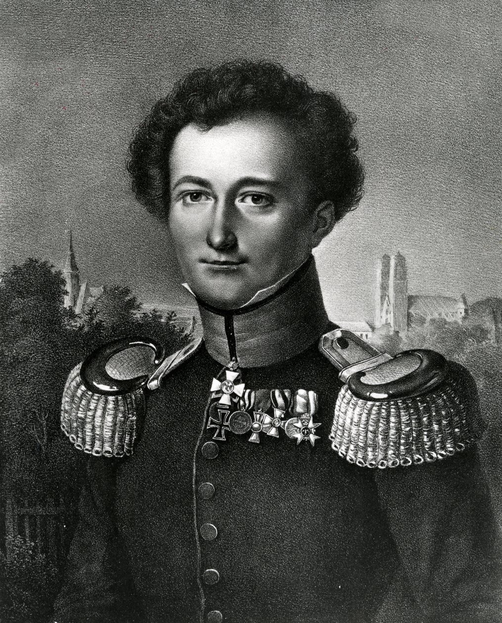 Carl von Clausewitz, F. Michelis tarafından yapılan baskı, 1830 by Karl Wilhelm Wach