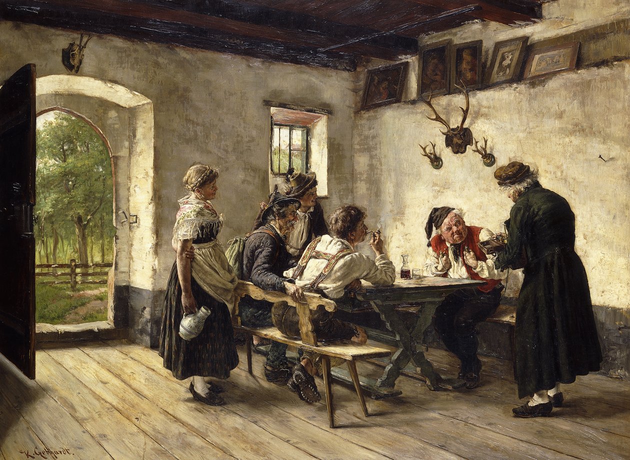 Şüpheli Müşteri; Şüpheli bir müşteri by Karl Gebhardt