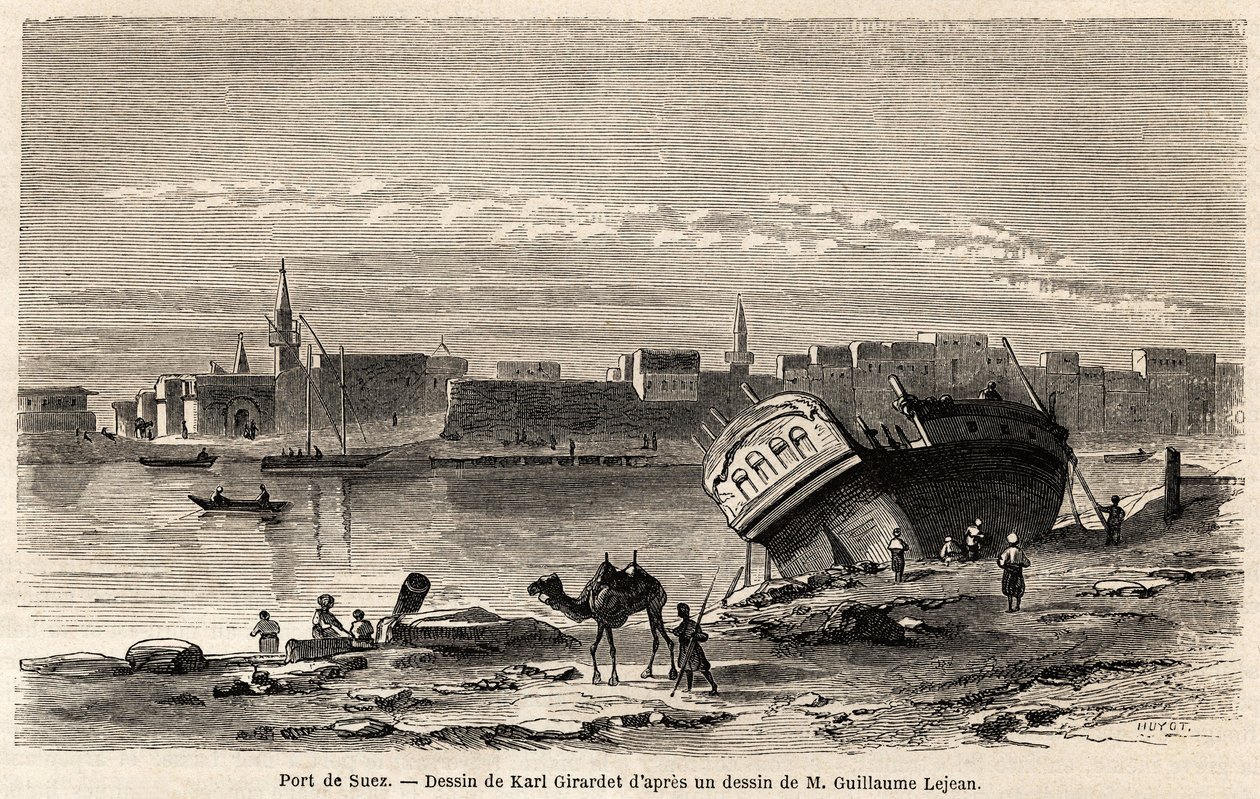 Süveyş Limanı by Karl Girardet