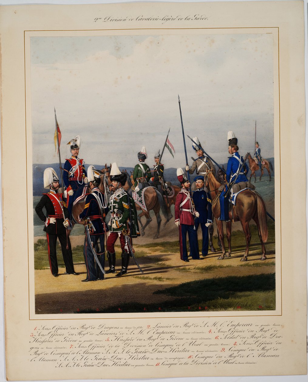 2. Muhafız Süvari Tümeni, 1867 by Karl Karlovich Piratsky