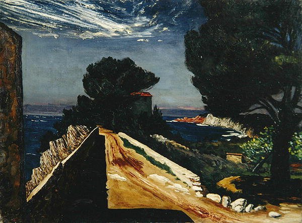 Cliff Path (tuval üzerine yağlı boya) by Karl Leyhausen