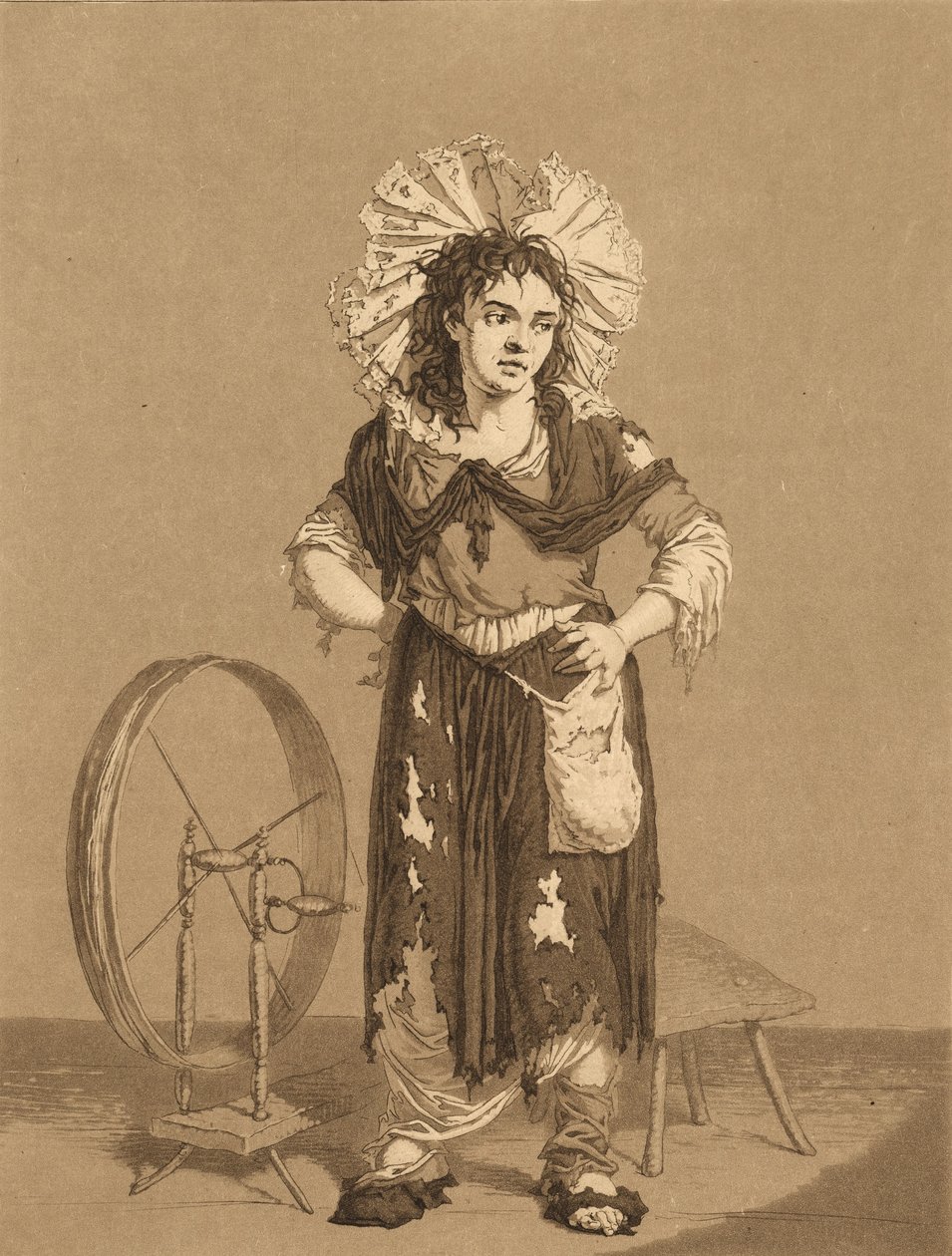 Genç Dilenciler, c.1800. by Karl Ludwig Bernhard Buchhorn