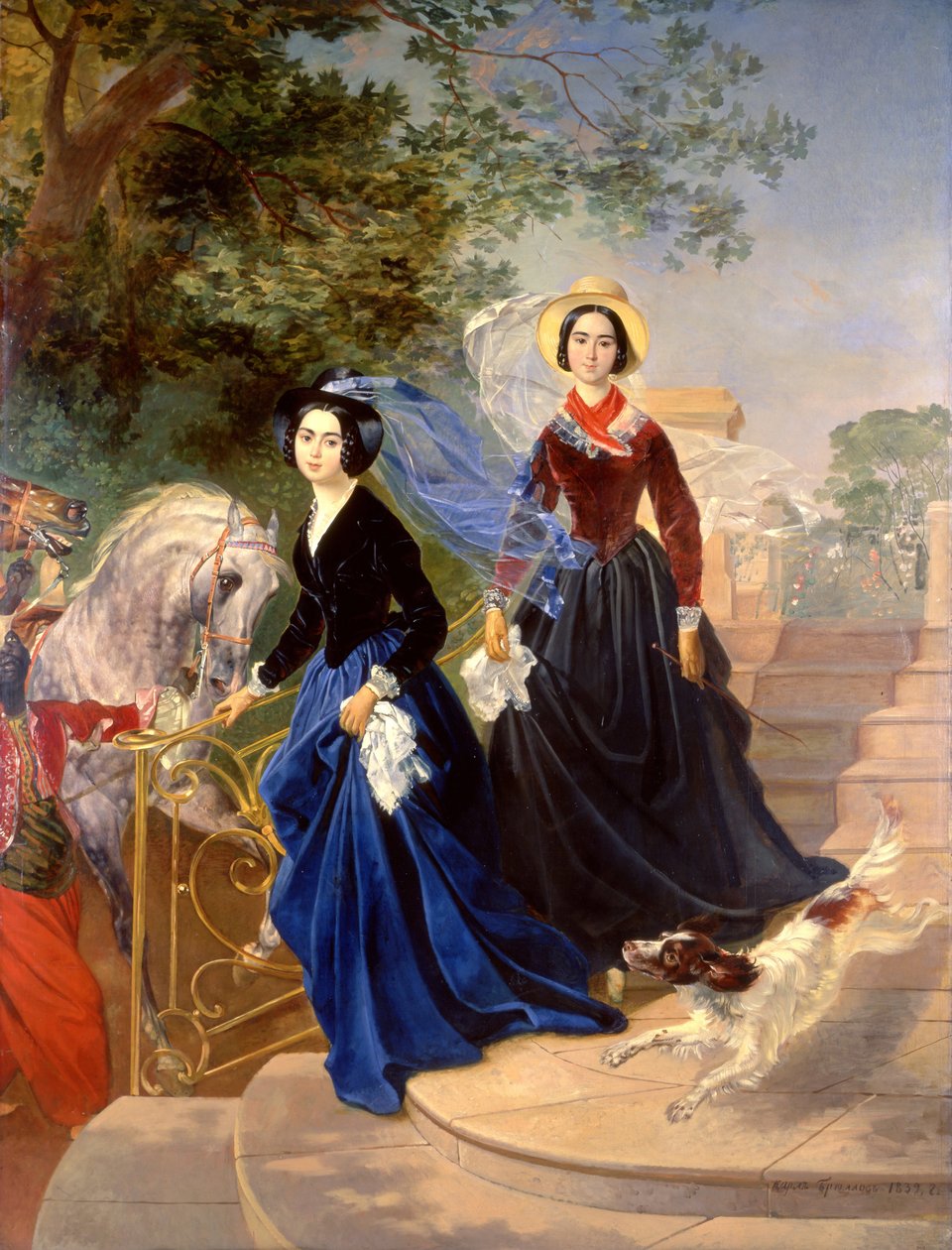 Shishmareva Kızkardeşlerin Portresi by Karl Pavlovich Bryullov