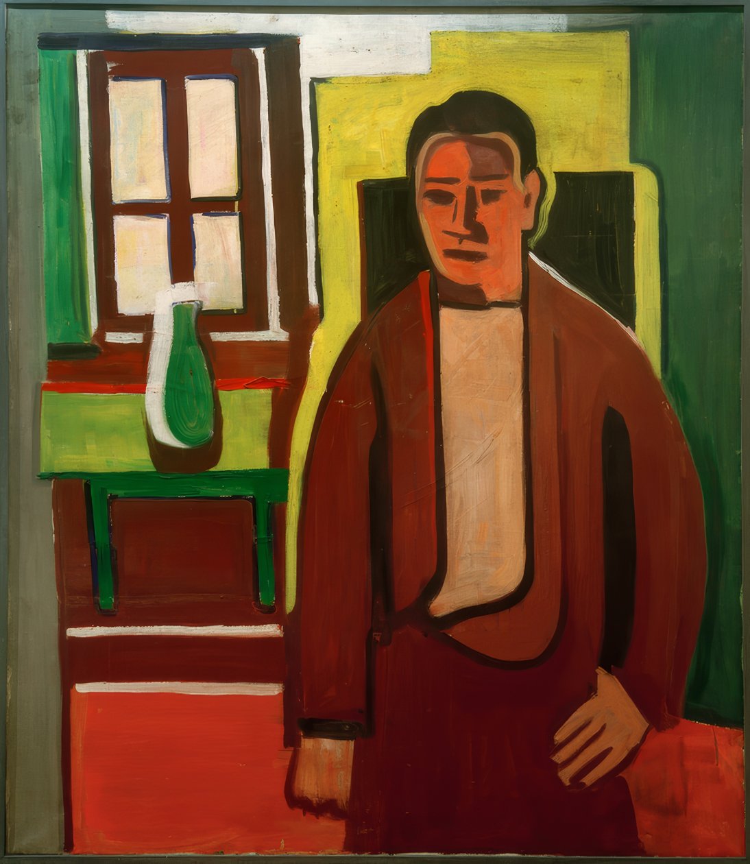 Pencerenin önünde duran adam by Karl Tratt