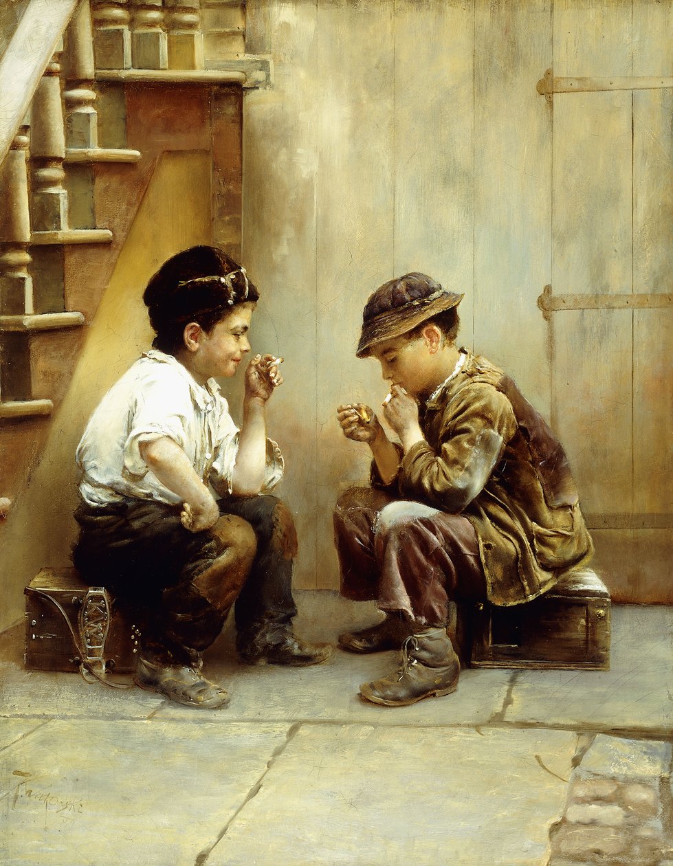 İlk Dumanları, 1889 by Karl Witkowski