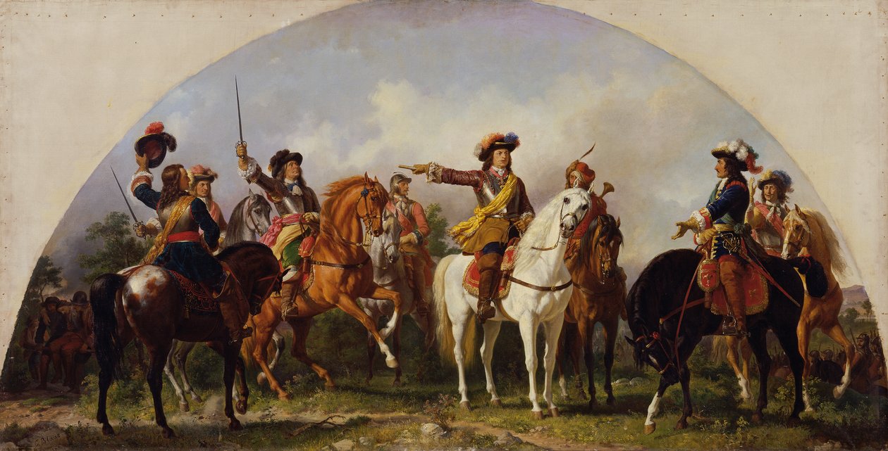 St. Gotthard Savaşı 1664 by Karl von Blaas