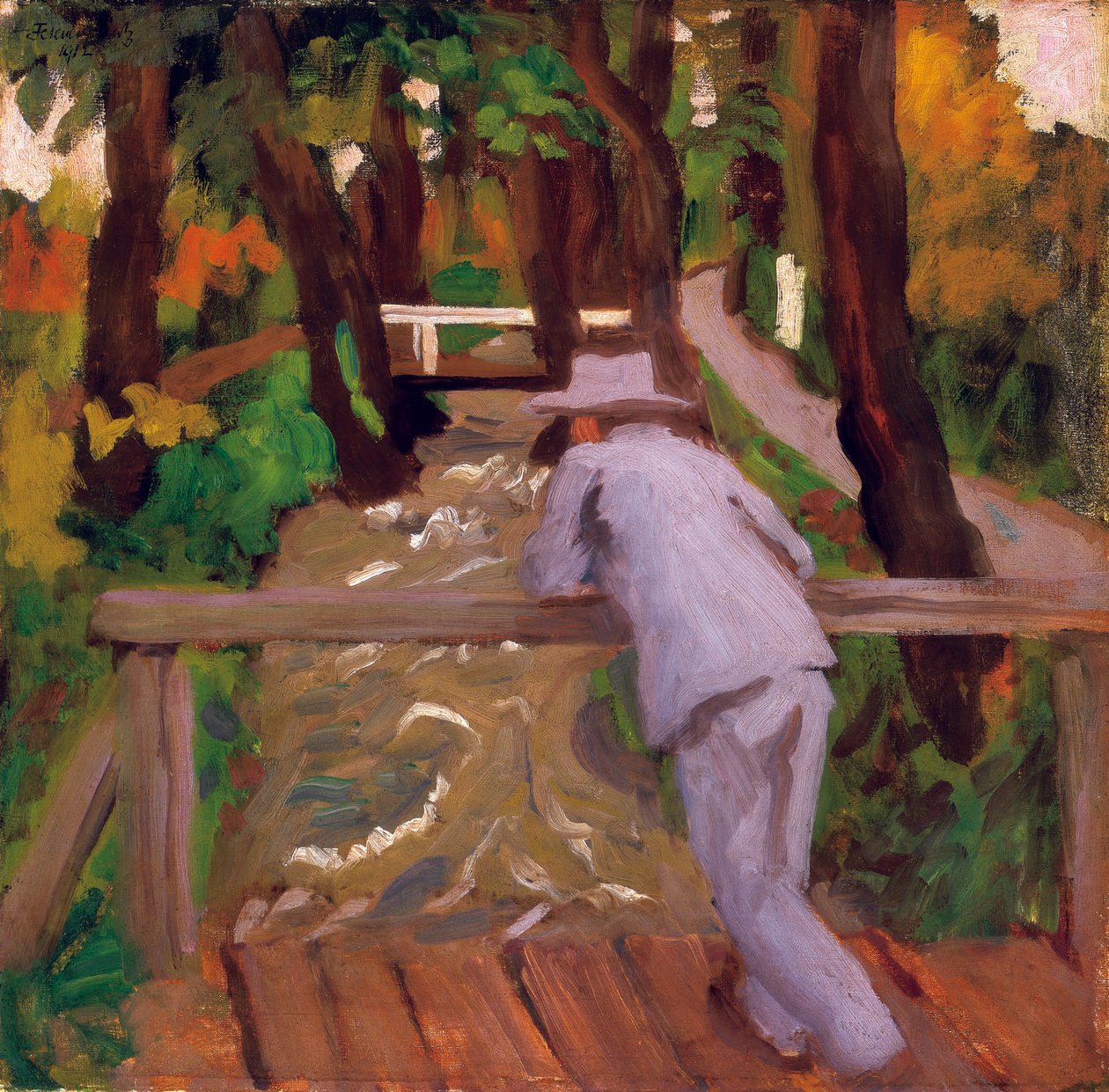 Köprüdeki Adam by Károly Ferenczy