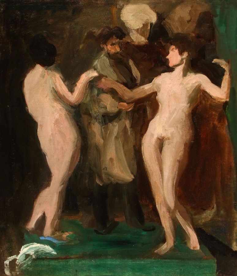 Ressam ve Modeller by Károly Ferenczy