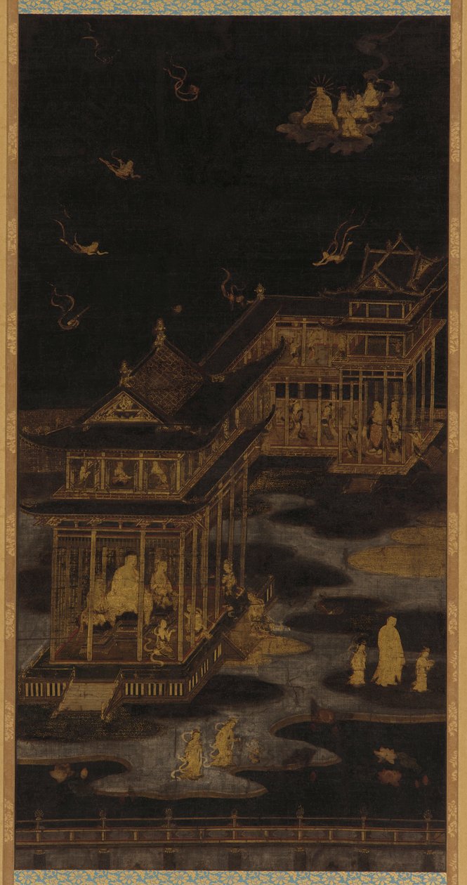 Amida Buddha Cenneti (Amitabh) by Kasuga Kaishi