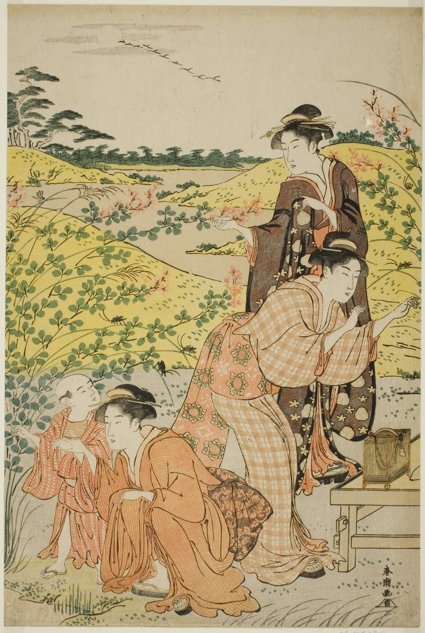 Piknik Partisi by Katsukawa Shuncho