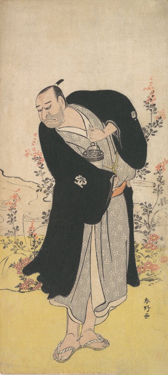 Kabuki a c ve r Nakayama Furuki Robi, 1786. by Katsukawa Shunko