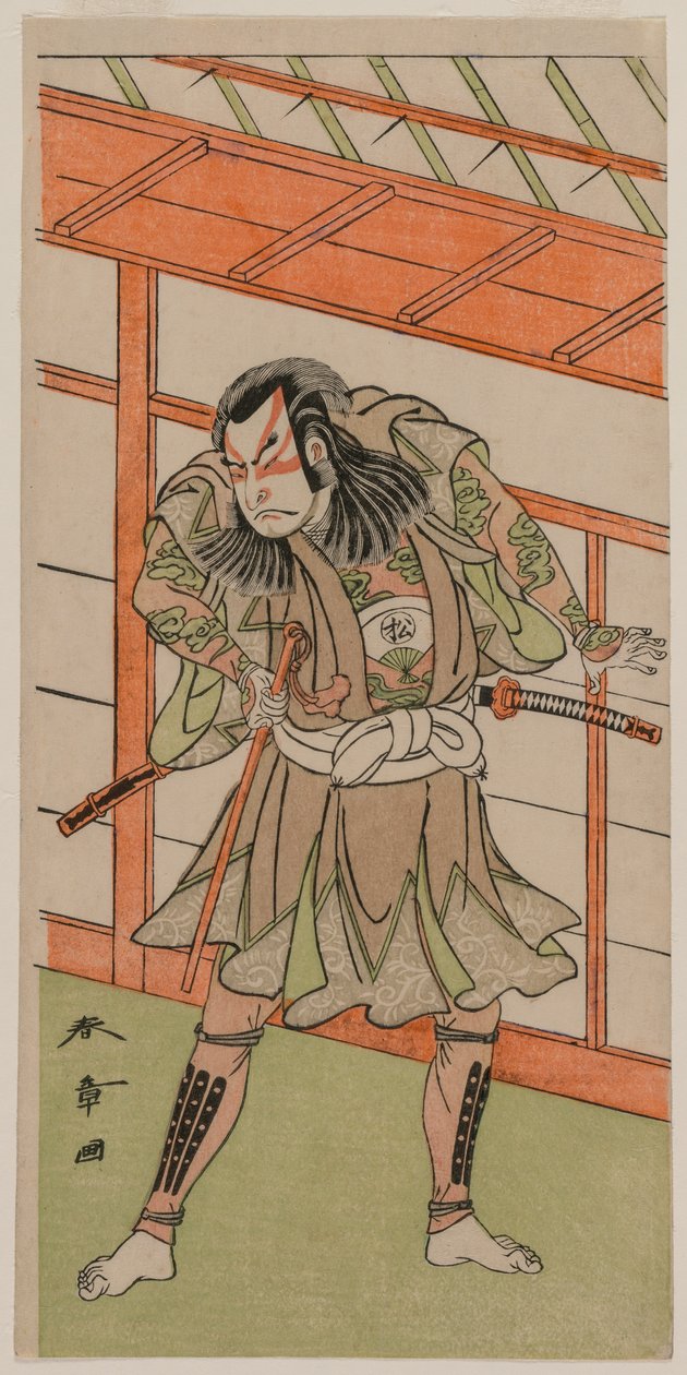 Aktör Onoe Matsusuke. by Katsukawa Shunsho