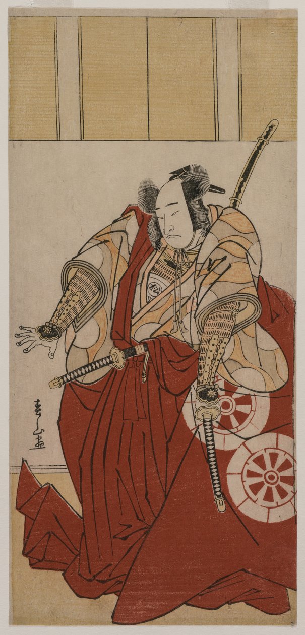 Matsusuke Onoe İnce Sadamitsu Olarak by Katsukawa Shunzan