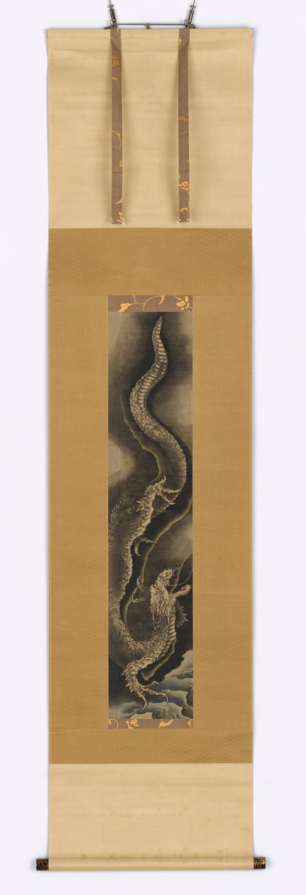 Azalan ejderha, 18. yüzyılın sonu ve 19. yüzyılın başı. by Katsushika Hokusai