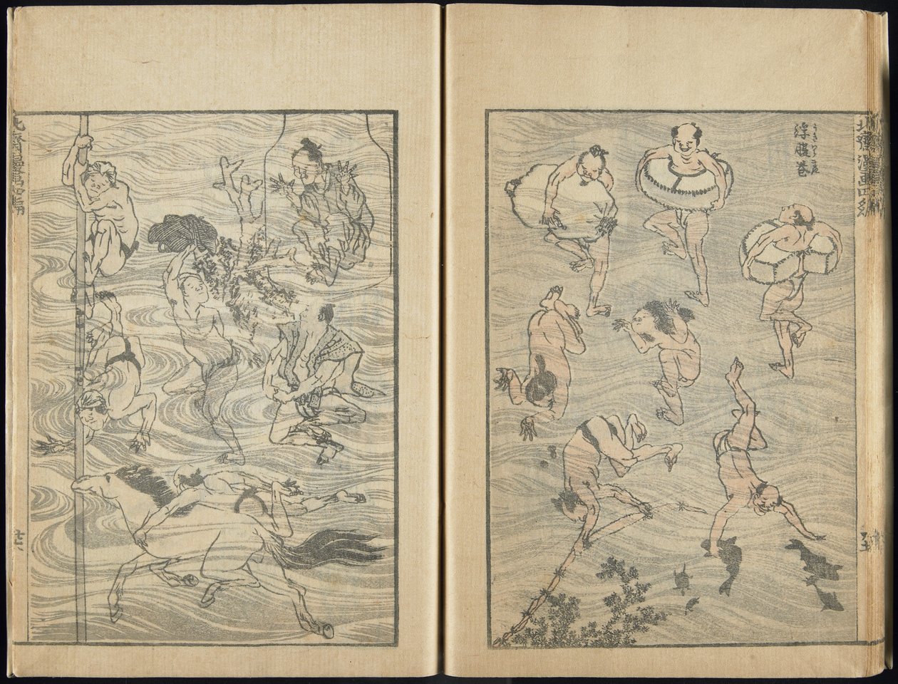 ಸ್ಕೆಚ್‌ಬುಕ್, 1816 (ವುಡ್‌ಬ್ಲಾಕ್ ಪ್ರಿಂಟ್) ಟರ್ಕ್ by Katsushika Hokusai