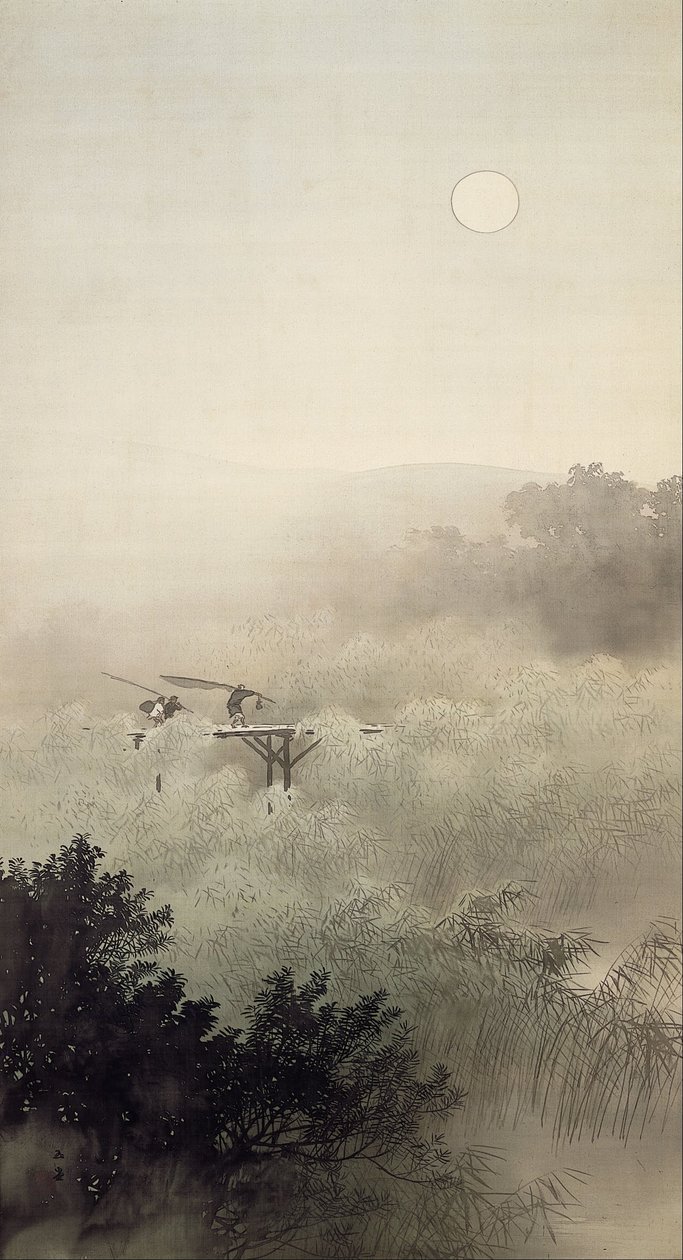 mehtaplı akşam by Kawai Gyokudo