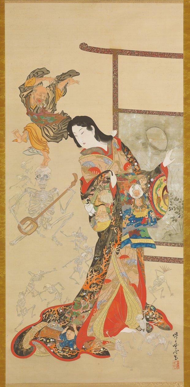 cehennem sıcak su by Kawanabe Kyosai