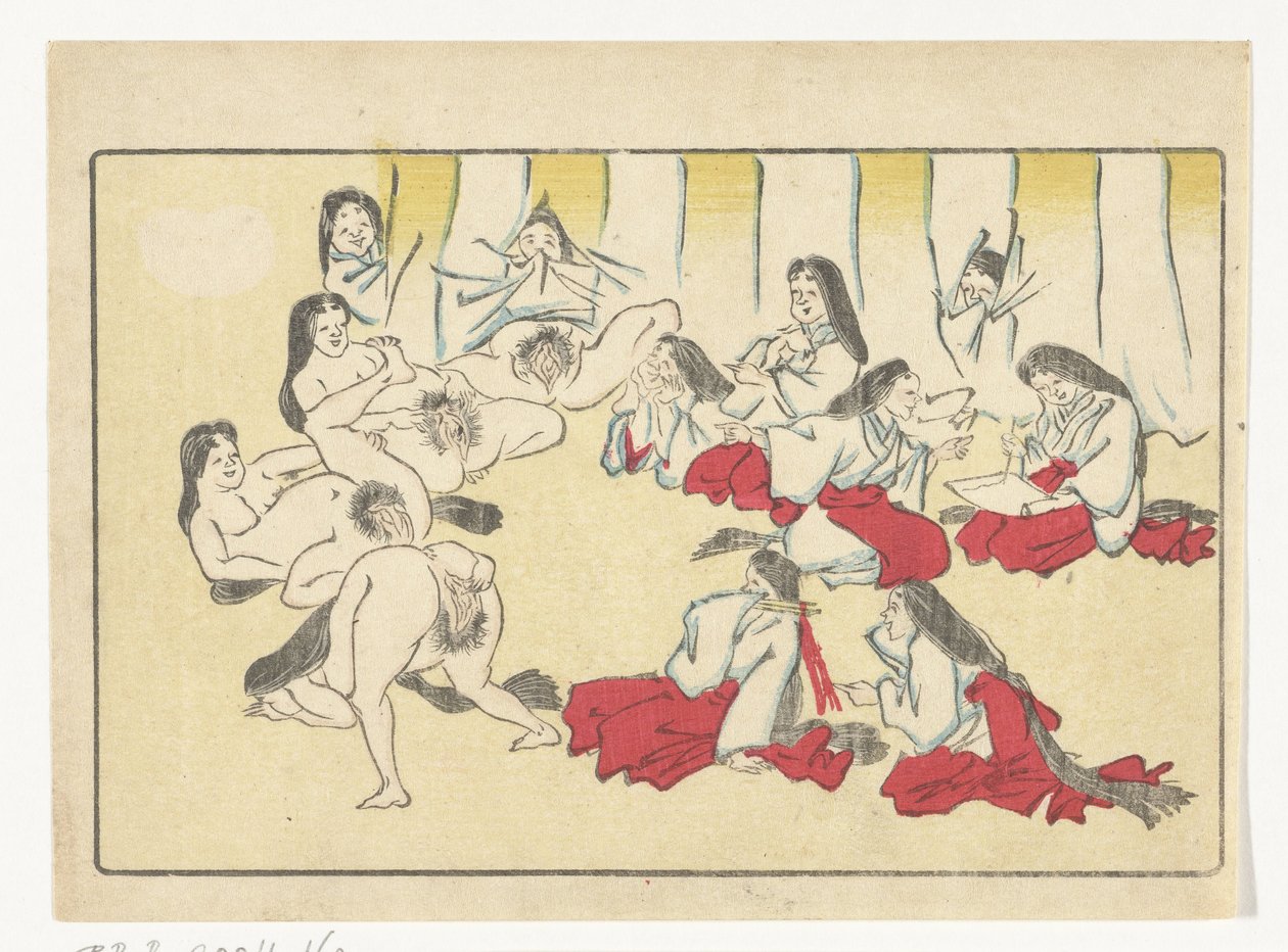 Vajinaları Görüntülemek The Big Tail (dizi başlığı) by Kawanabe Kyosai