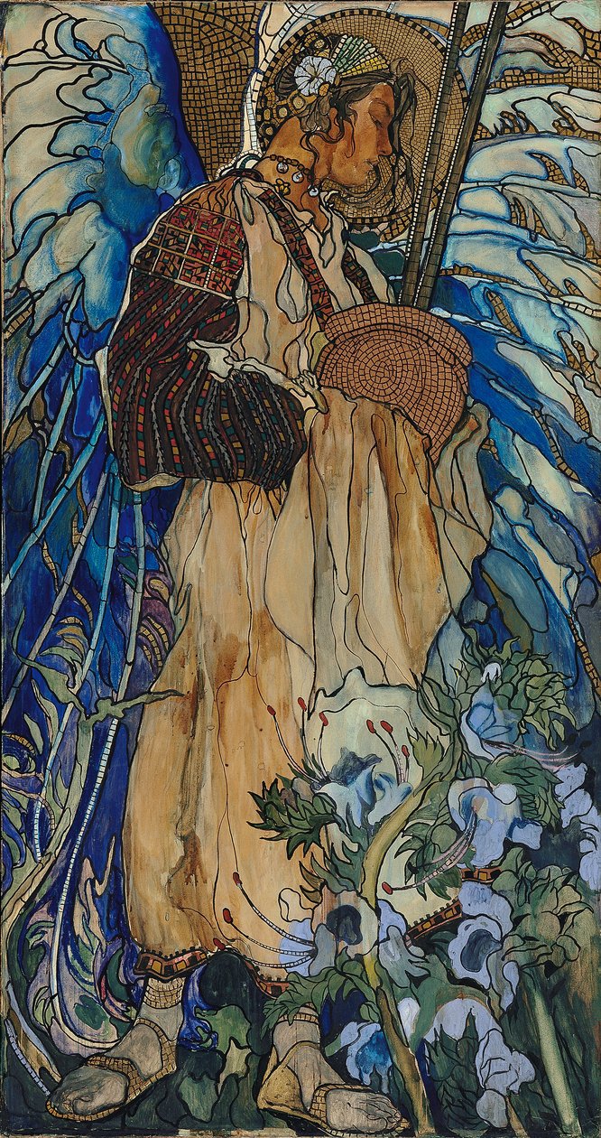 Hutsul Madonna by Kazimierz Sichulski