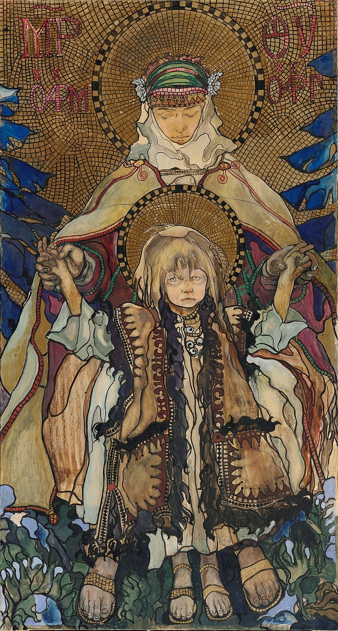 Hutsul Madonna by Kazimierz Sichulski