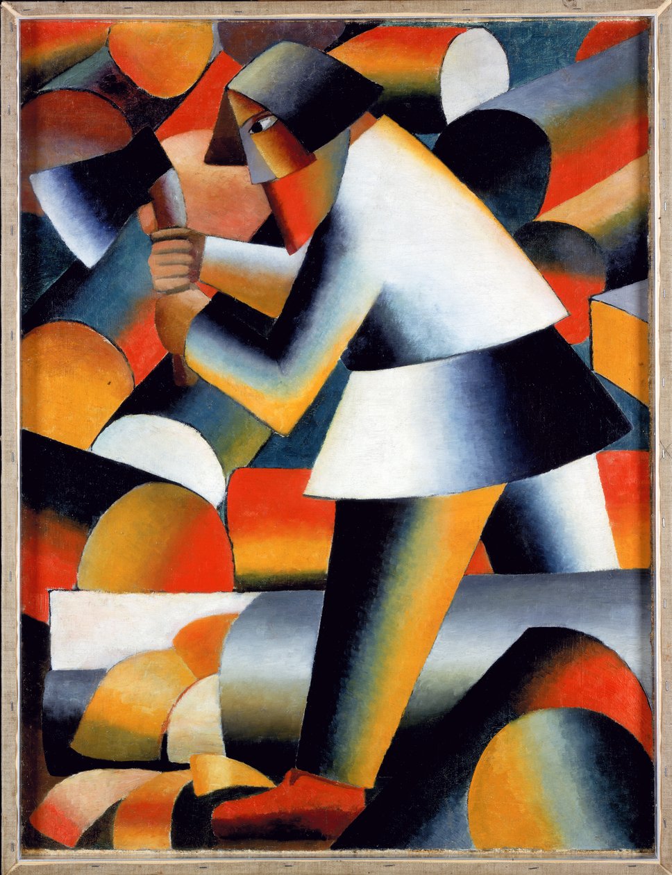 Oduncu (rekto) by Kazimir Severinovich Malevich