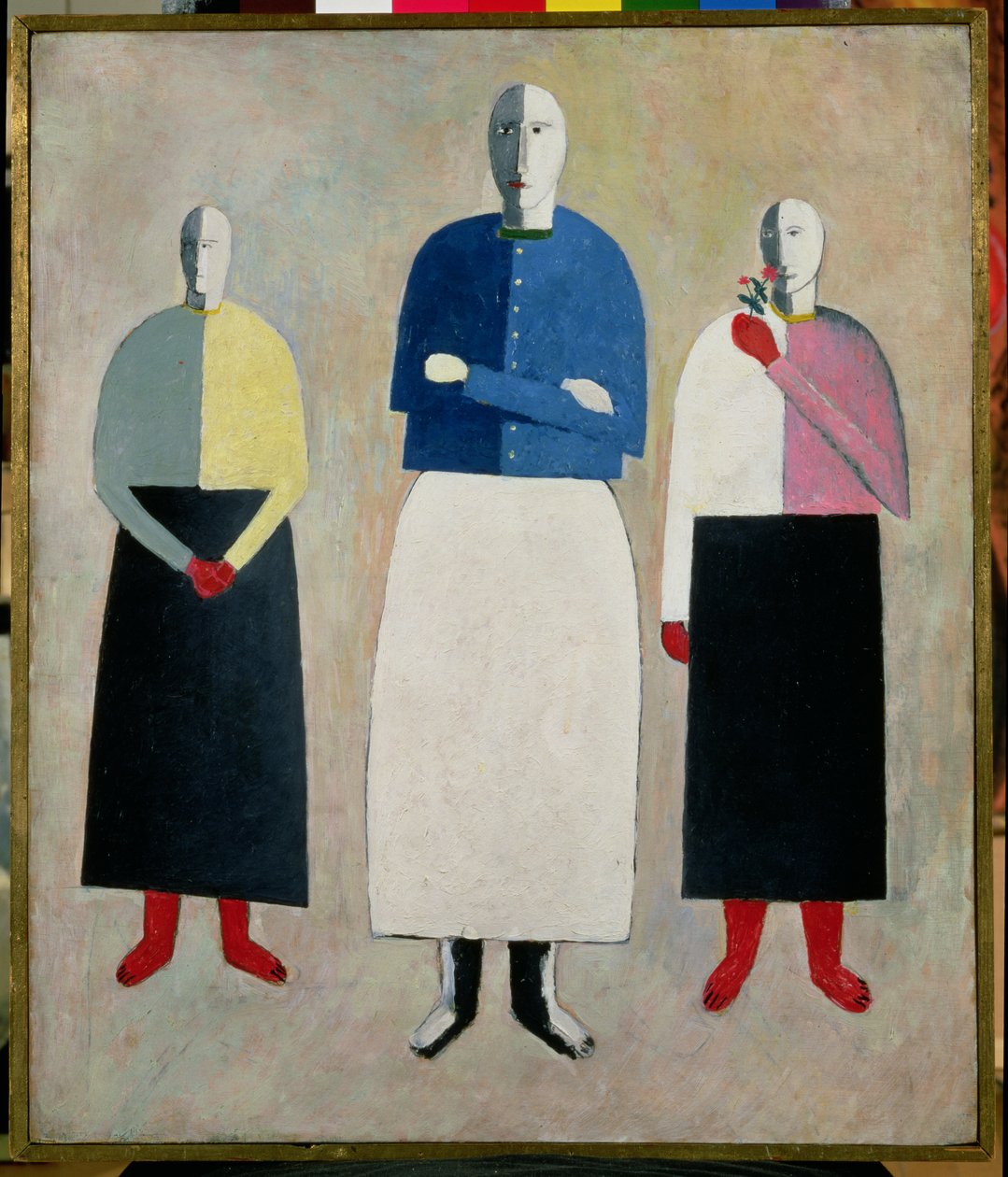 Üç Küçük Kız, 1928-32 by Kazimir Severinovich Malevich