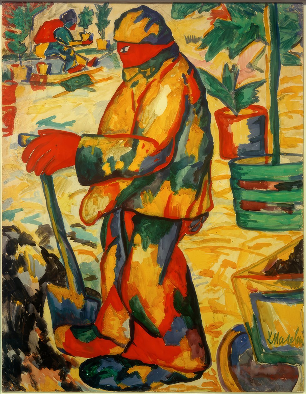 bahçıvan by Kazimir Severinovich Malevich
