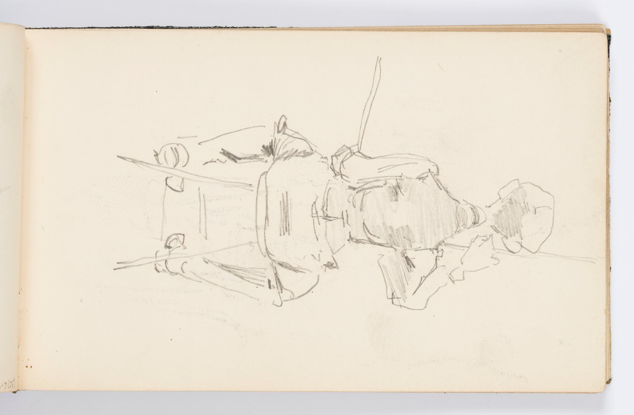 Sketchbook Sayfası: Sanatçı İş Başında by Kenyon Cox