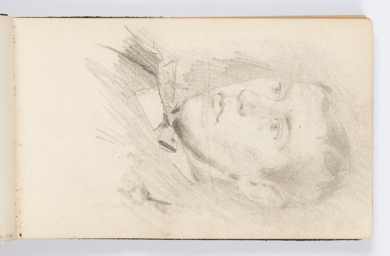 Sketchbook Sayfası: Genç Adamın Portresi by Kenyon Cox