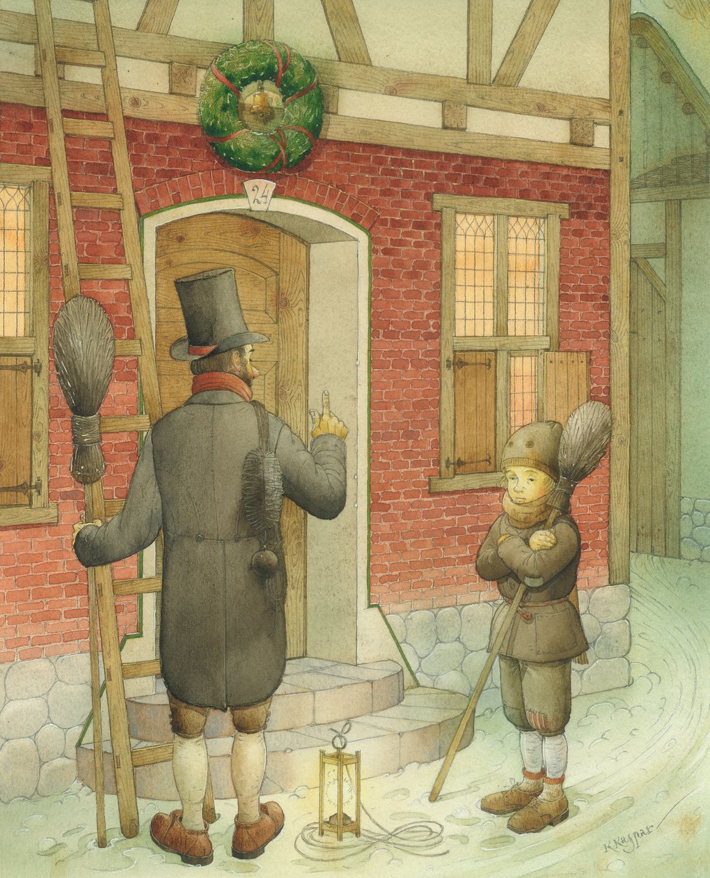 Baca temizleyicisi Noel 01, 2001 (kağıt üzerinde wc) by Kestutis Kasparavicius