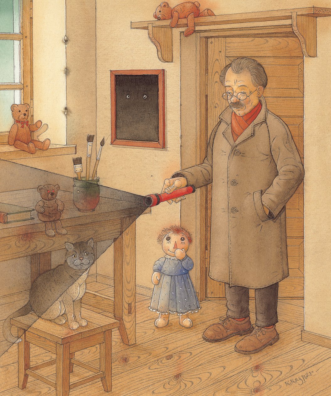 Fener, 2005 (kağıt üzerinde wc) by Kestutis Kasparavicius