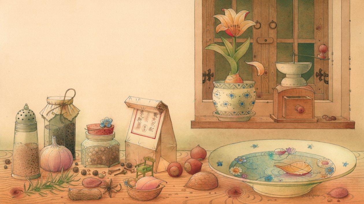 Thumbelina 01, 2005 (kağıt üzerinde wc) by Kestutis Kasparavicius