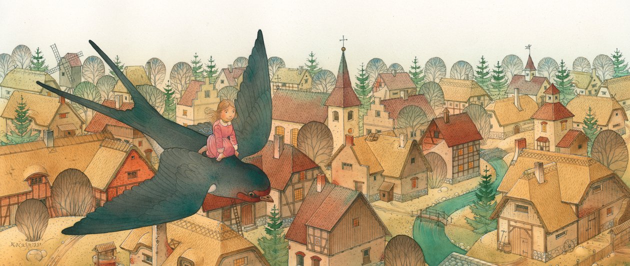 Thumbelina 04, 2005 (kağıt üzerinde wc) by Kestutis Kasparavicius