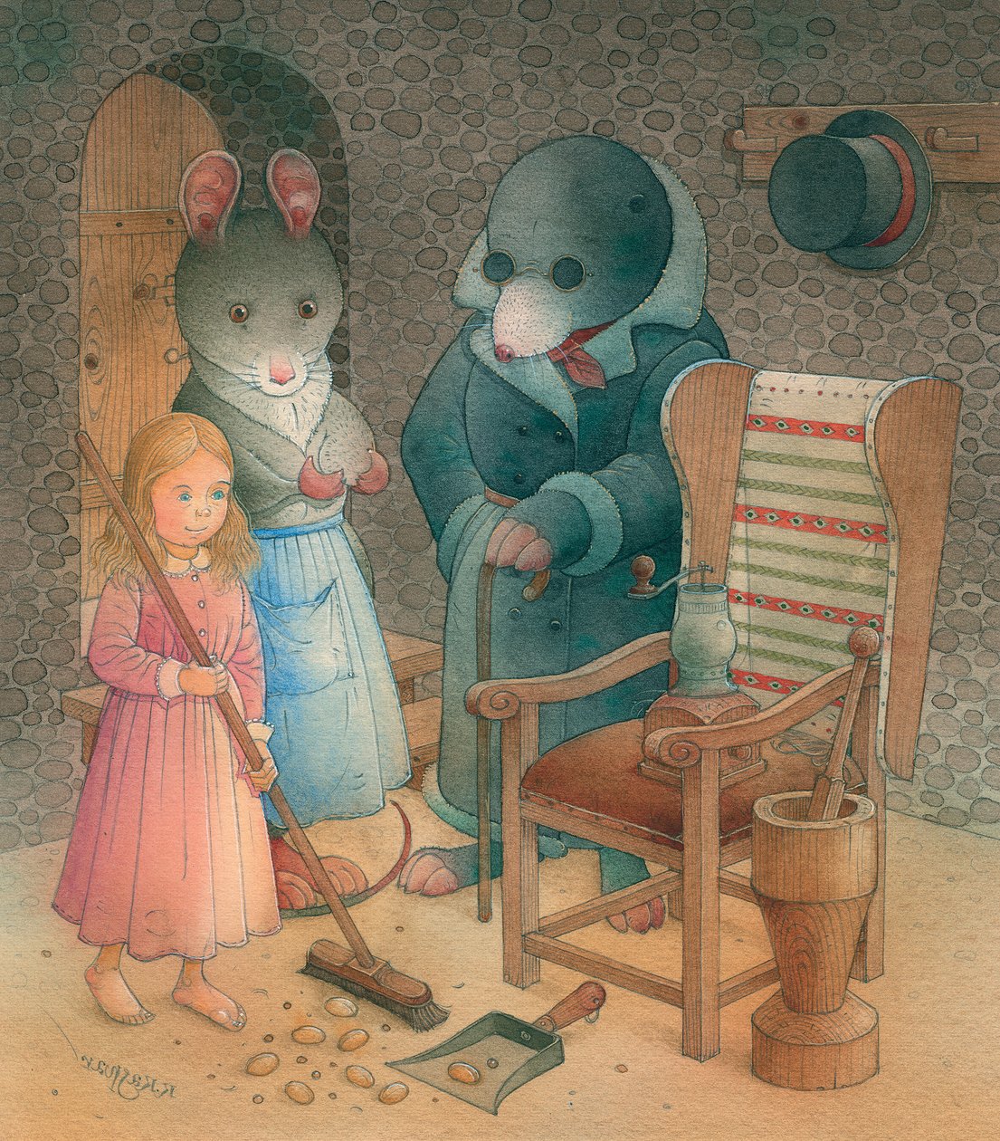 Thumbelina 10, 2005 (kağıt üzerinde wc) by Kestutis Kasparavicius