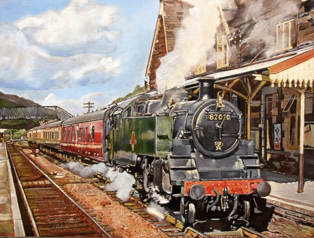 ಸ್ಟ್ಯಾಂಡರ್ಡ್ ಸ್ಪ್ಲೆಂಡರ್, 2008 ಟರ್ಕ್ by Kevin Guild of Railway Artist Parrish