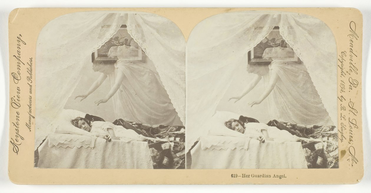Koruyucu Meleği, 1894. by Keystone View Company