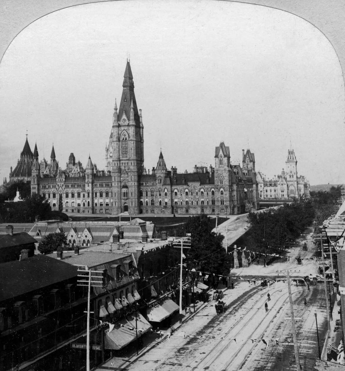 Parlamento Binaları, Ottawa, Ontario, Kanada. by Keystone View Company