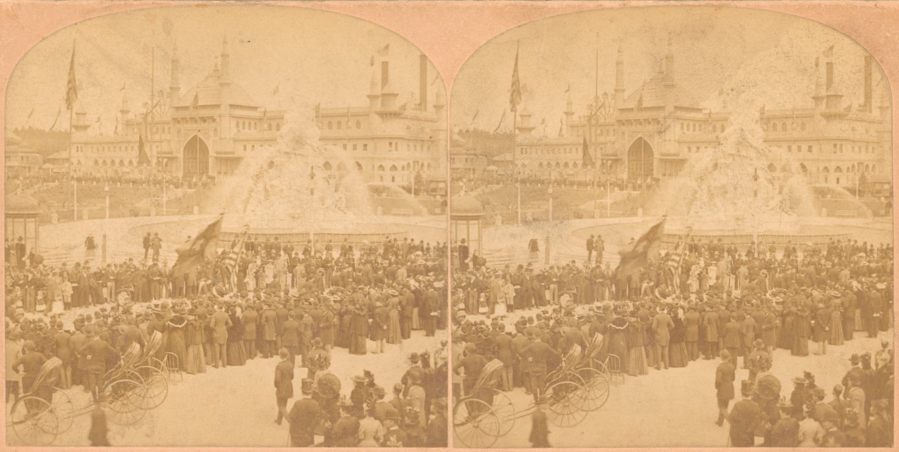 Almanlar Günü, California Midwinter Exposition, 1850'ler-1910'lar. by Kilburn Brothers
