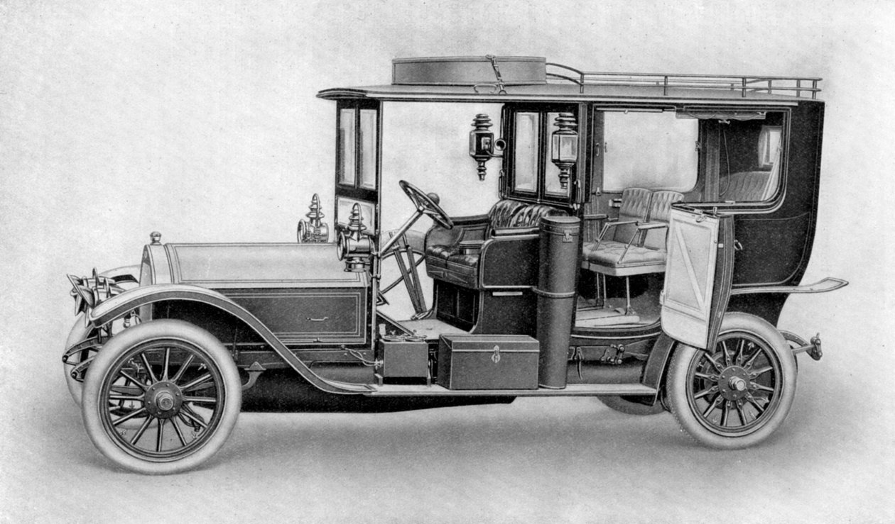 Bir araba çizimi, 1911-1912. by Kilmsch and Co.
