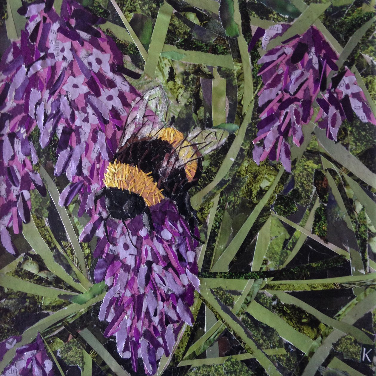 Buzz - Lavanta Üzerinde Bombus Arısı by Kirstie Adamson