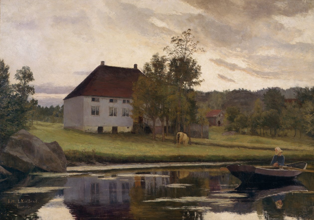 Bossevig, gün batımından sonra by Kitty Lange Kielland