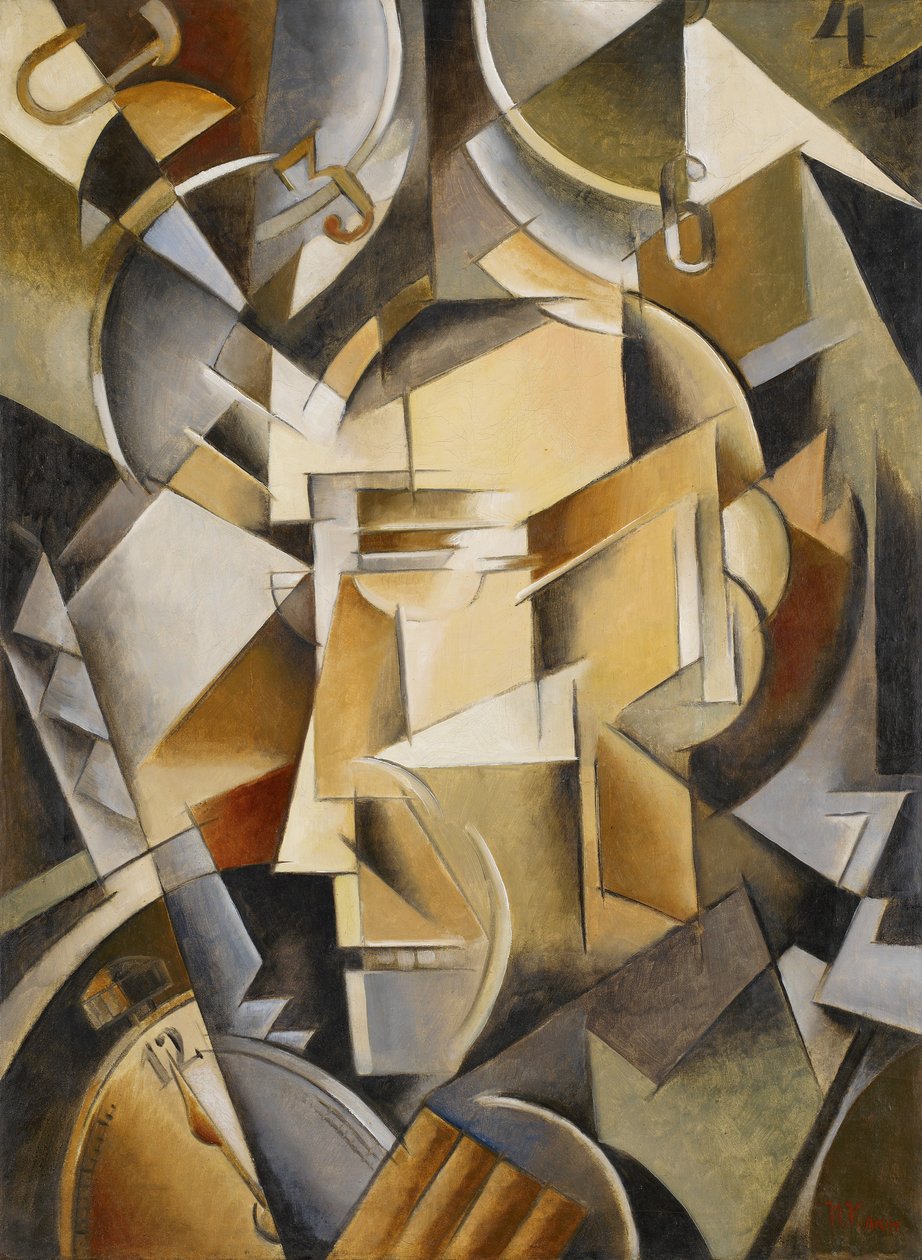 Saatçi, c.1914 by Ivan Vassilyevich Klyun