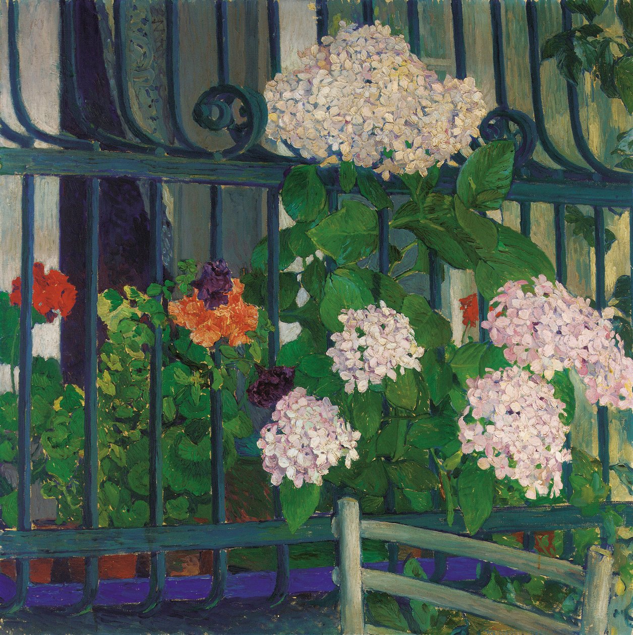 Sardunya; Geranien by Koloman Moser