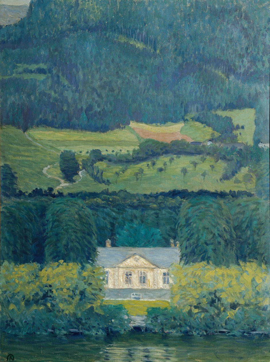 Su üzerinde yazlık by Koloman Moser