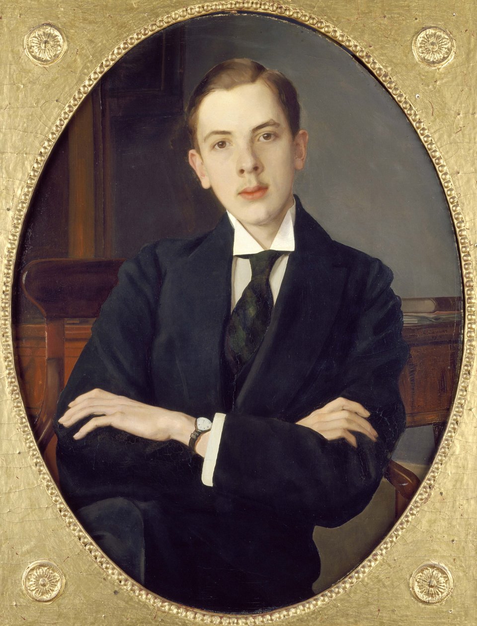 Evgeni Sergeevich Mihaylov, Sanatçı Nefeş, 1916 by Konstantin Andreevic Somov