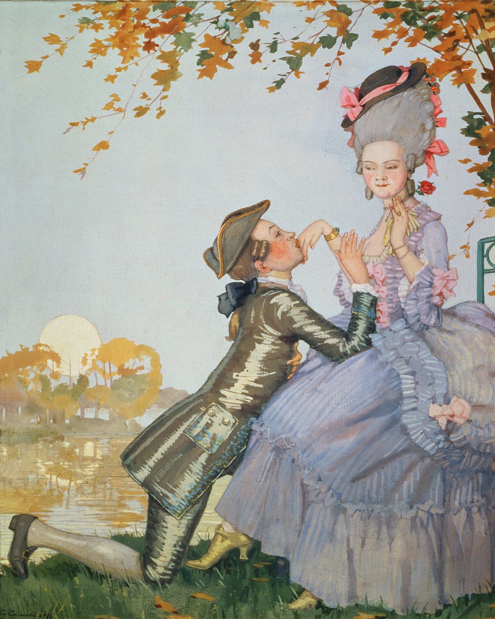 İlk Aşk, 1916 by Konstantin Andreevic Somov