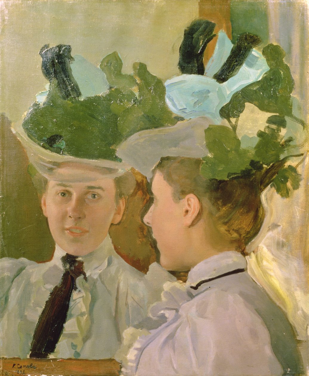 Aynadaki Kadın, 1898 by Konstantin Andreevic Somov