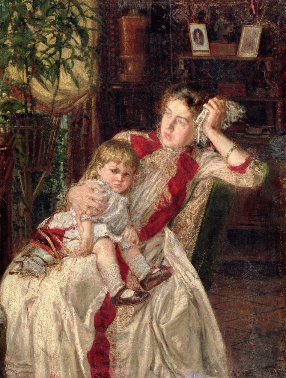 Aile Kavgası, 1890 by Konstantin Apollonovich Savitsky