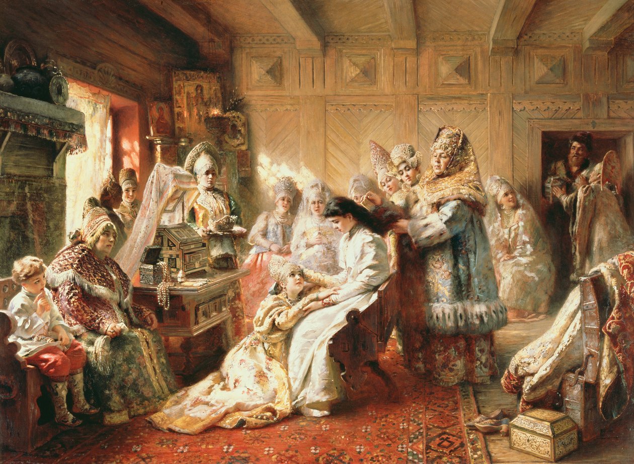 Düğünden Önce, 1890 by Konstantin Egorovich Makovsky